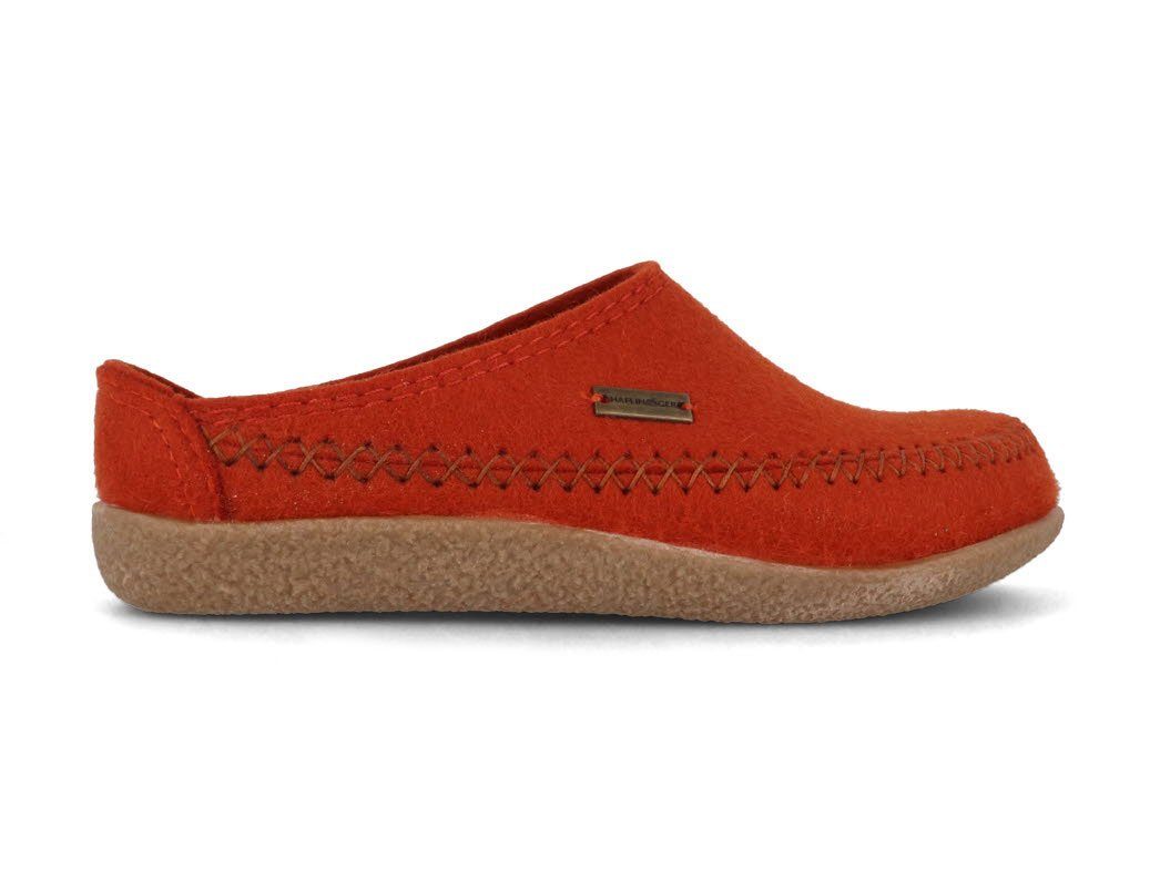 Haflinger Blizzard Credo Damen Filzpantoffeln, fuchs, filzclog Hausschuh temperaturregulierend