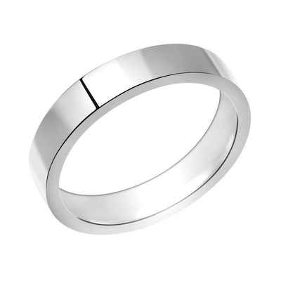 Unique Silberring Unique Silberring 925 Sterling Silber poliert 4,5mm breit R8520