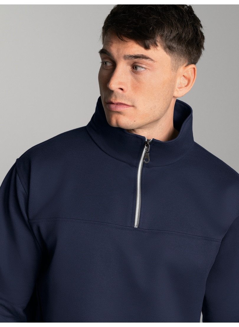 Trigema Sweatshirt TRIGEMA Sweatshirt mit Reißverschluss