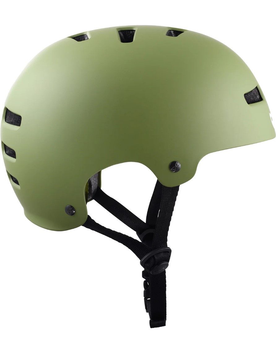 TSG Protektoren-Set TSG Evolution Youth Helm Solid Color satin olive XXS/XS (52-54cm)