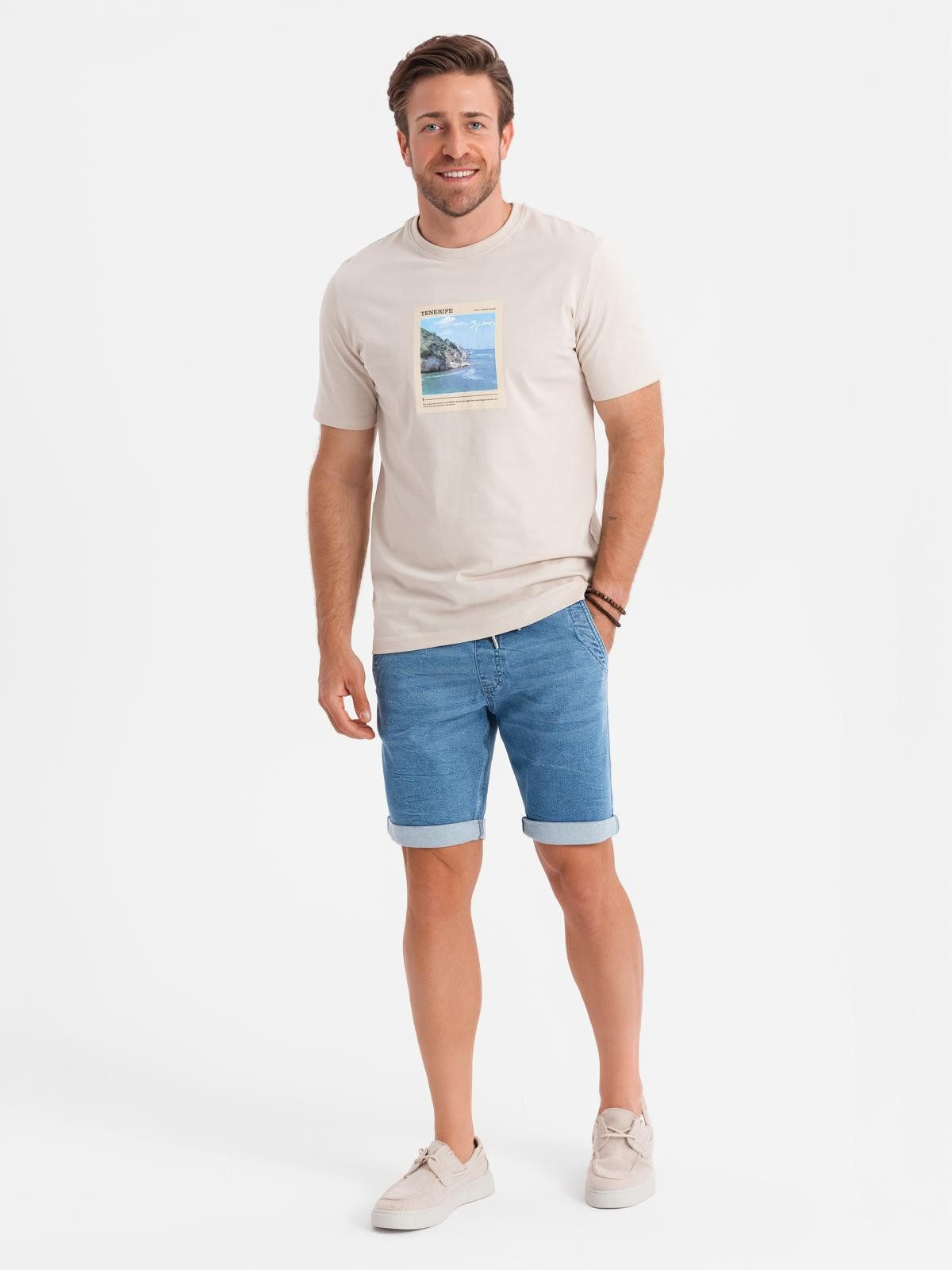 OMBRE Jeansshorts Jeansshorts für Herren mit hochgekrempeltem Bein günstig online kaufen