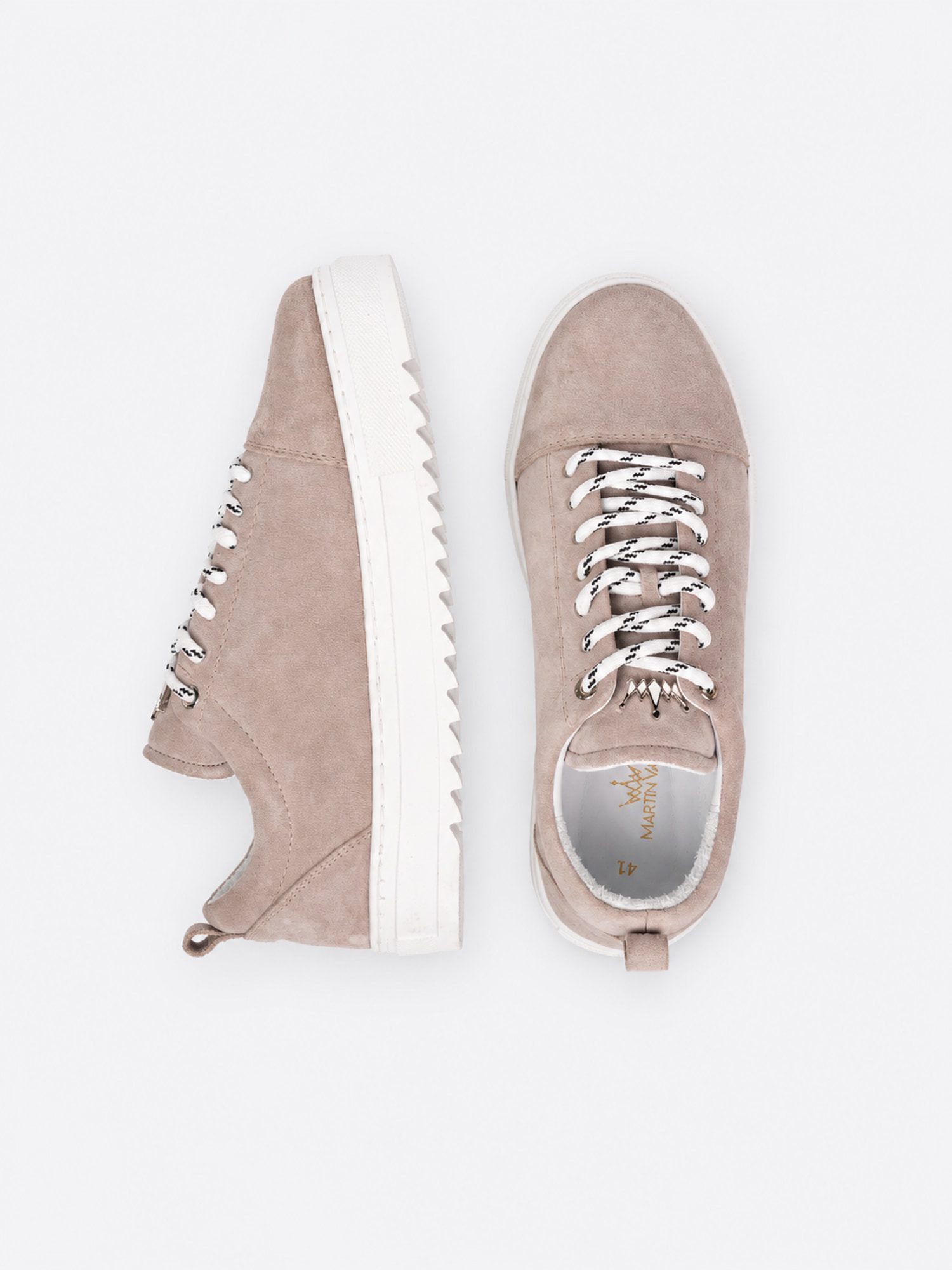 Martin Valen Herren Echtleder Sneakers Schnürschuh