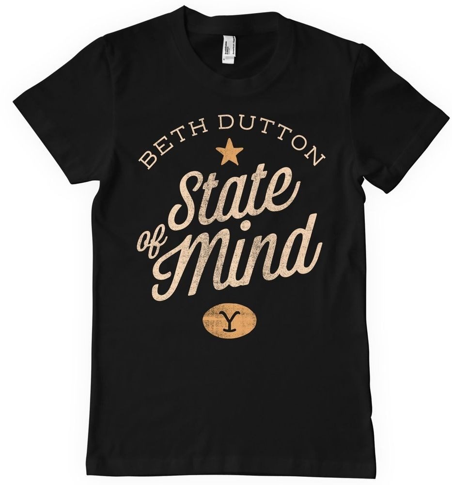 yellowstone T-Shirt Beth Dutton State Of Mind Big Tall T-Shirt