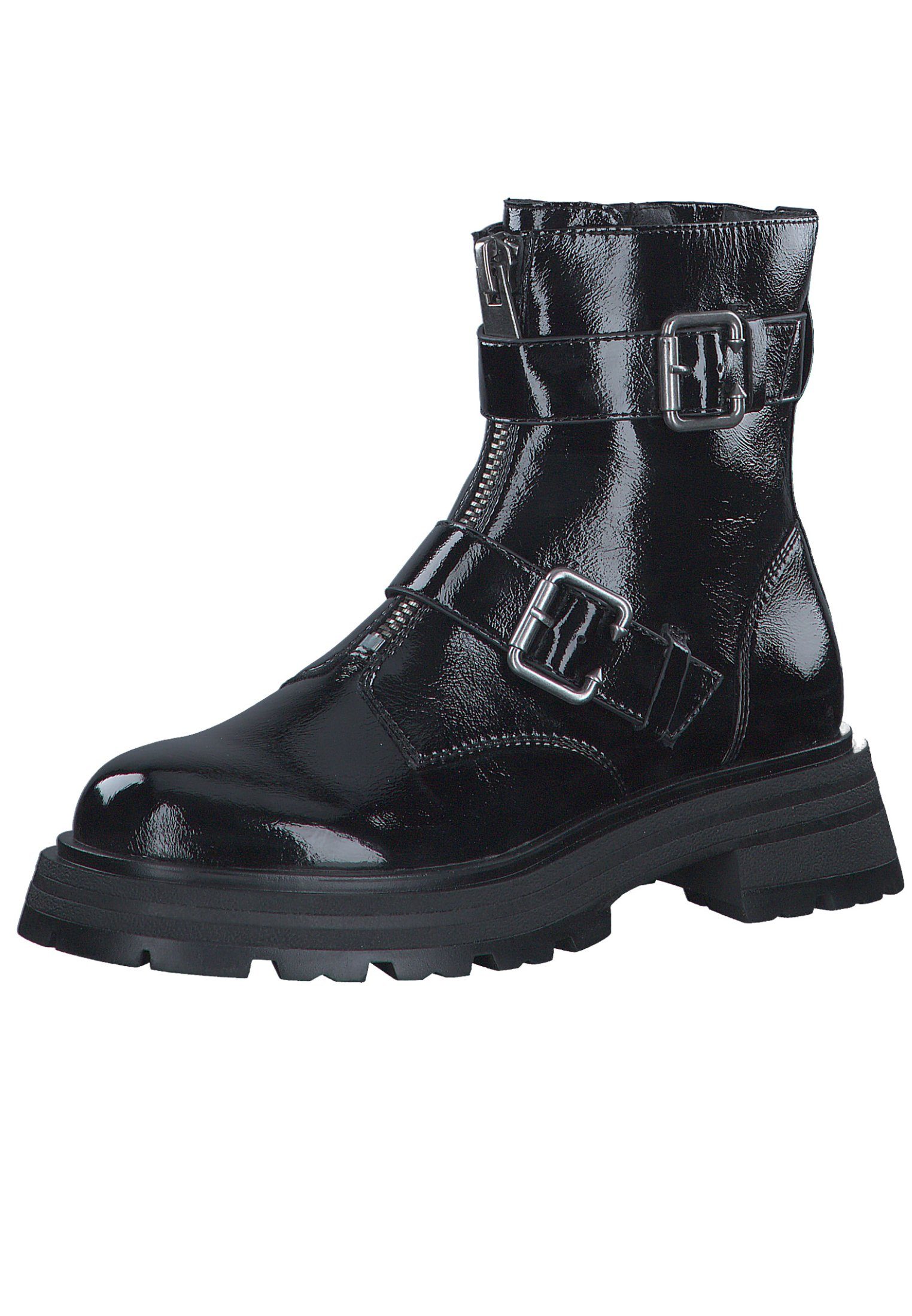 Tamaris 1-25320-41 018 Black Patent Stiefelette