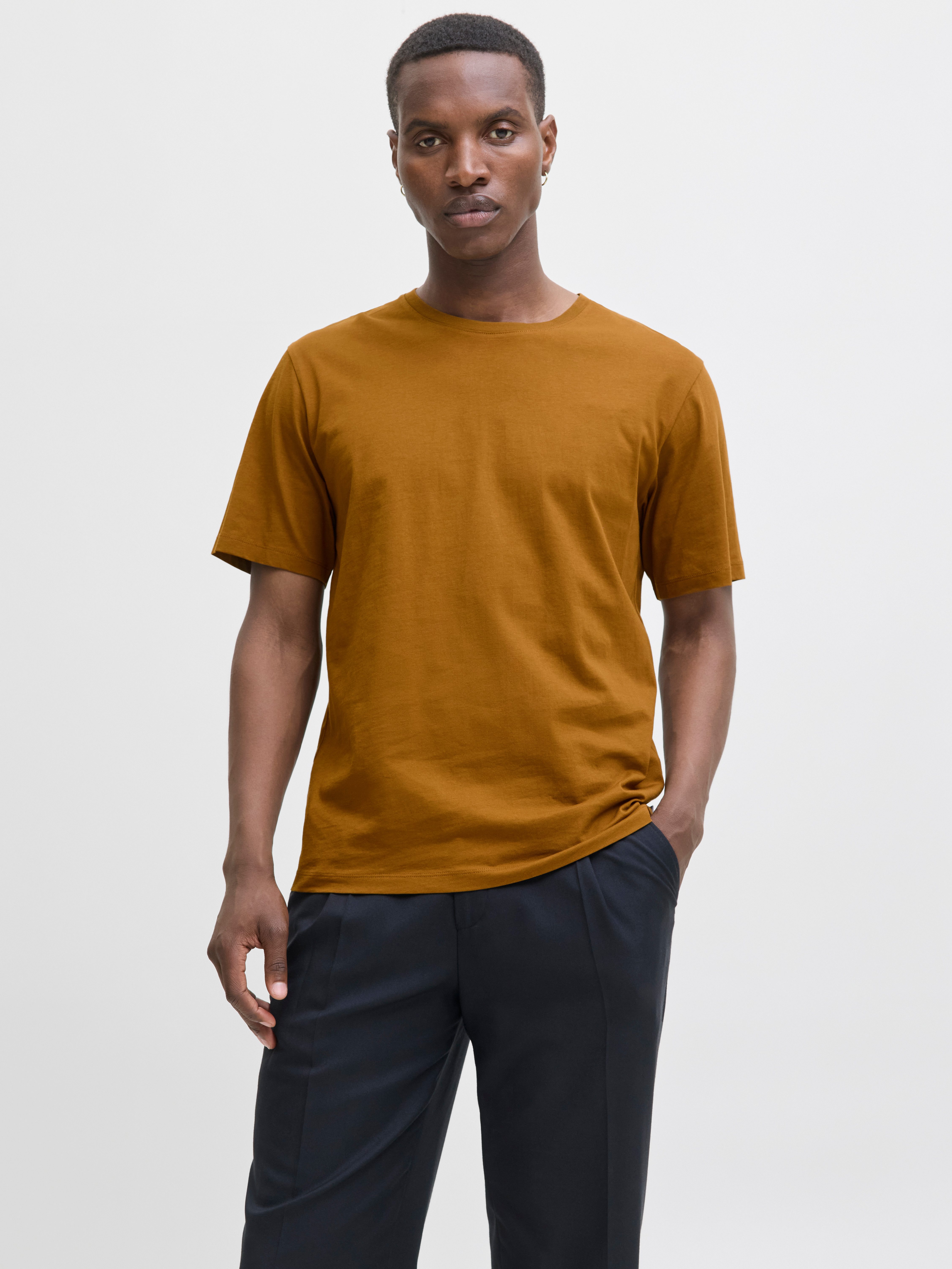 Jack & Jones Rundhalsshirt JJEORGANIC BASIC günstig online kaufen