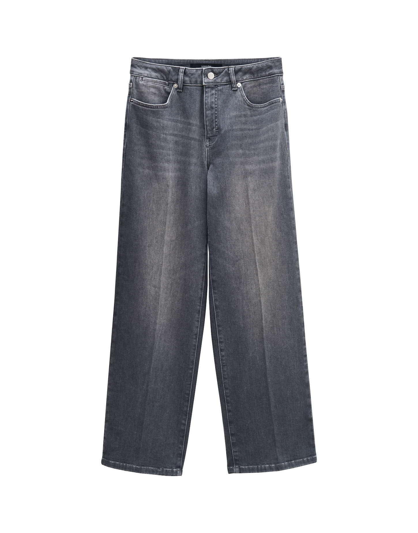 someday Weite Jeans Cellma iconic aus Lyocell-Denim 5-Pocket-Style mit dezenten Used-Effekten