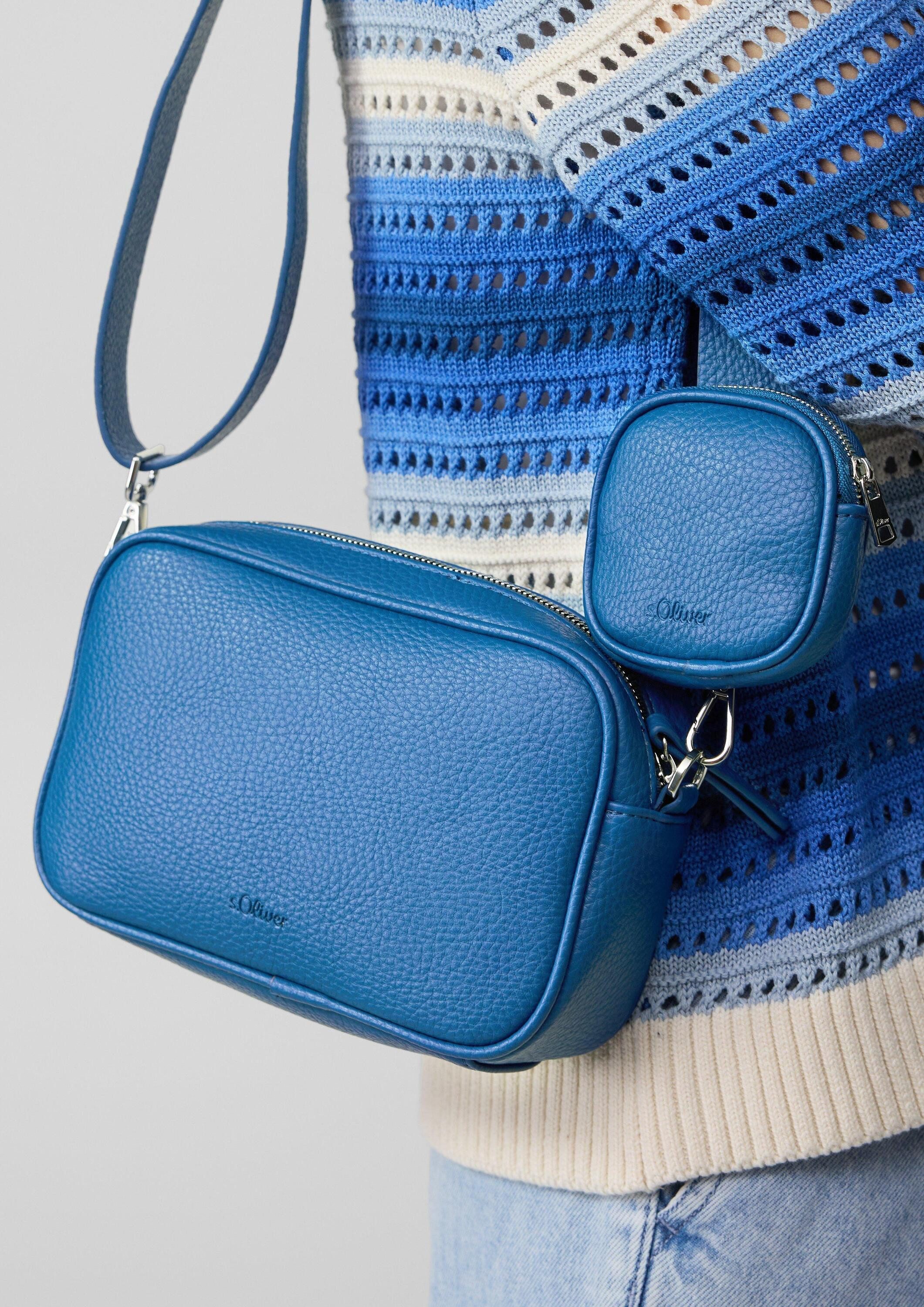 s.Oliver Umhängetasche Tasche, Camera-Bag mit abnehmbarem Schultergurt und Paspel-Detail