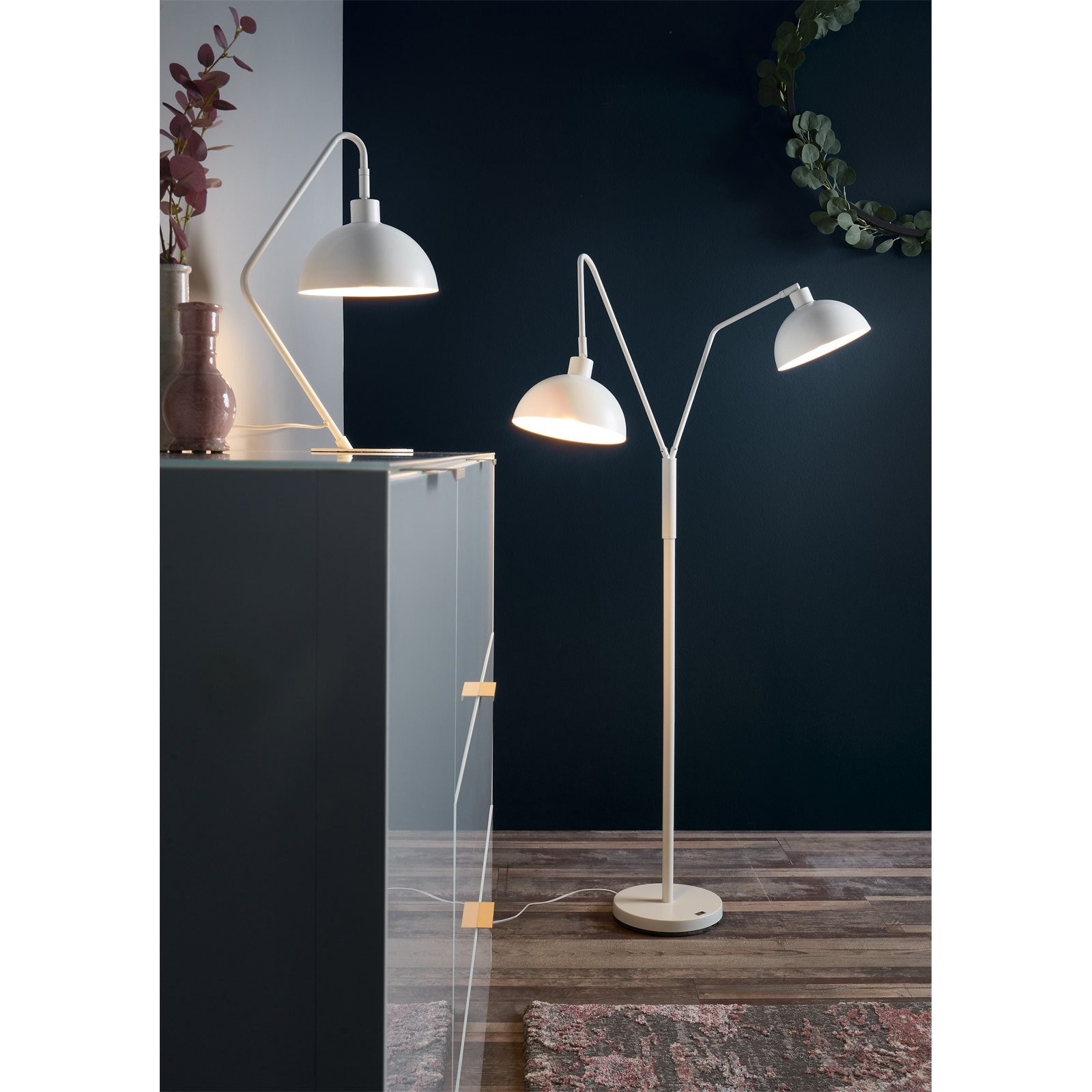 NOWA Stehlampe Stehlampe Twin, ohne Leuchtmittel, Stehleuchte