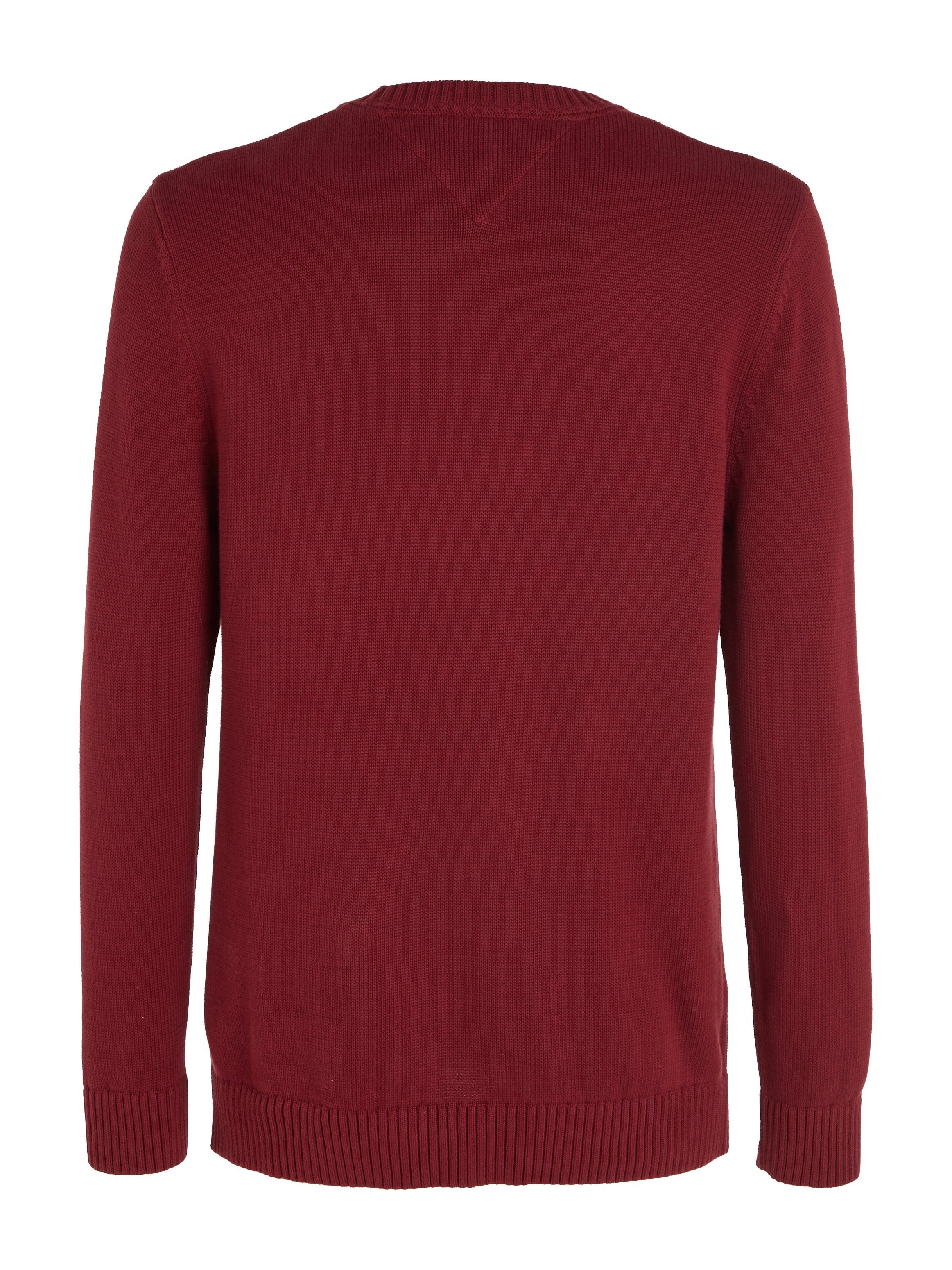 ESSENTIAL CREW Rouge SWEATER Strickpullover Jeans NECK Tommy TJM