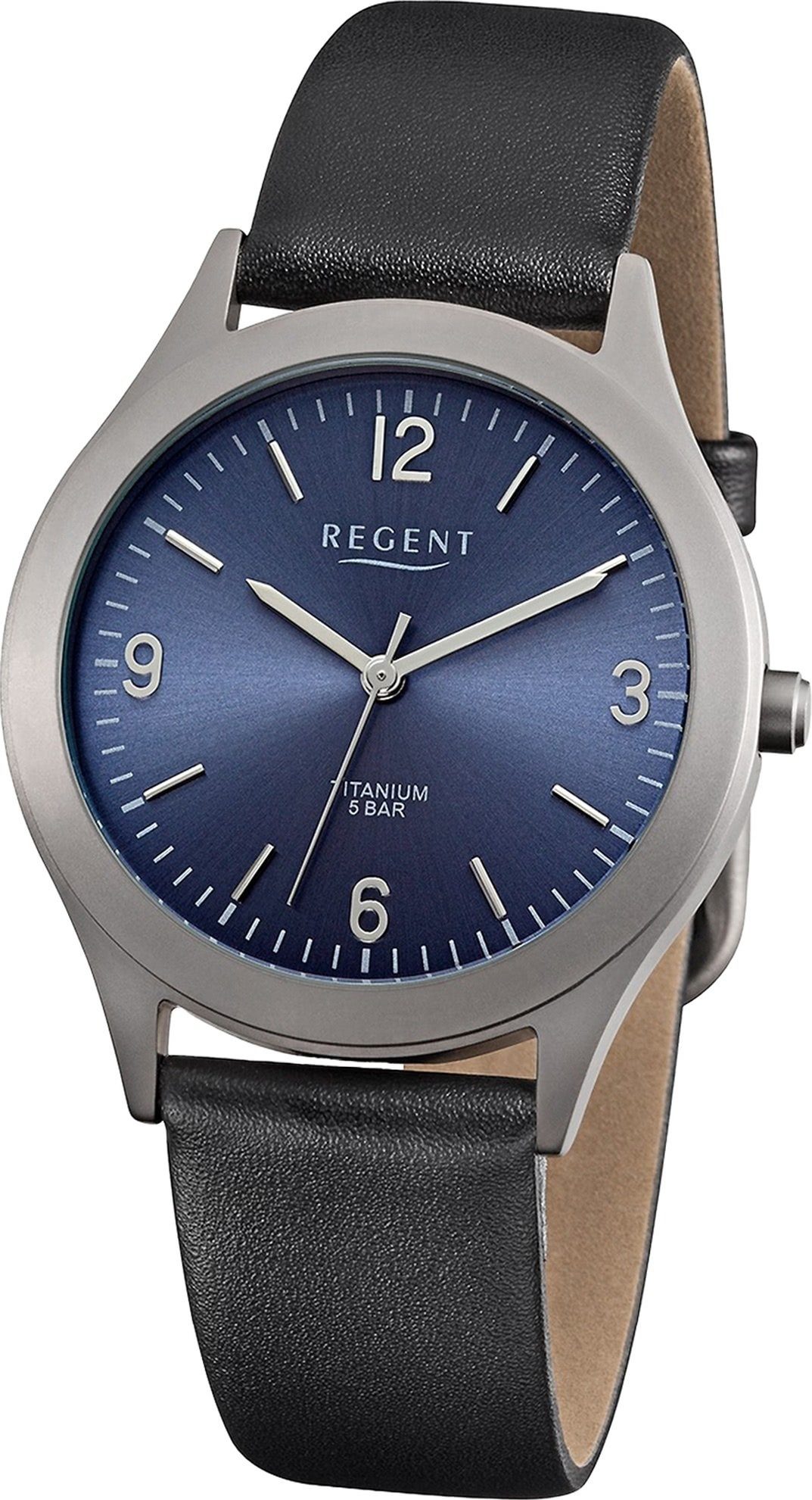 Quarzuhr Regent Herren Armbanduhr Analog