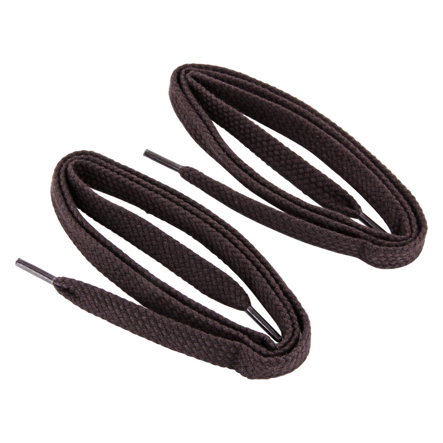 Collonil Schnürsenkel Schnürsenkel / Schuhband - flach - ca. 9 mm breit dunkelbraun | Schnürsenkel