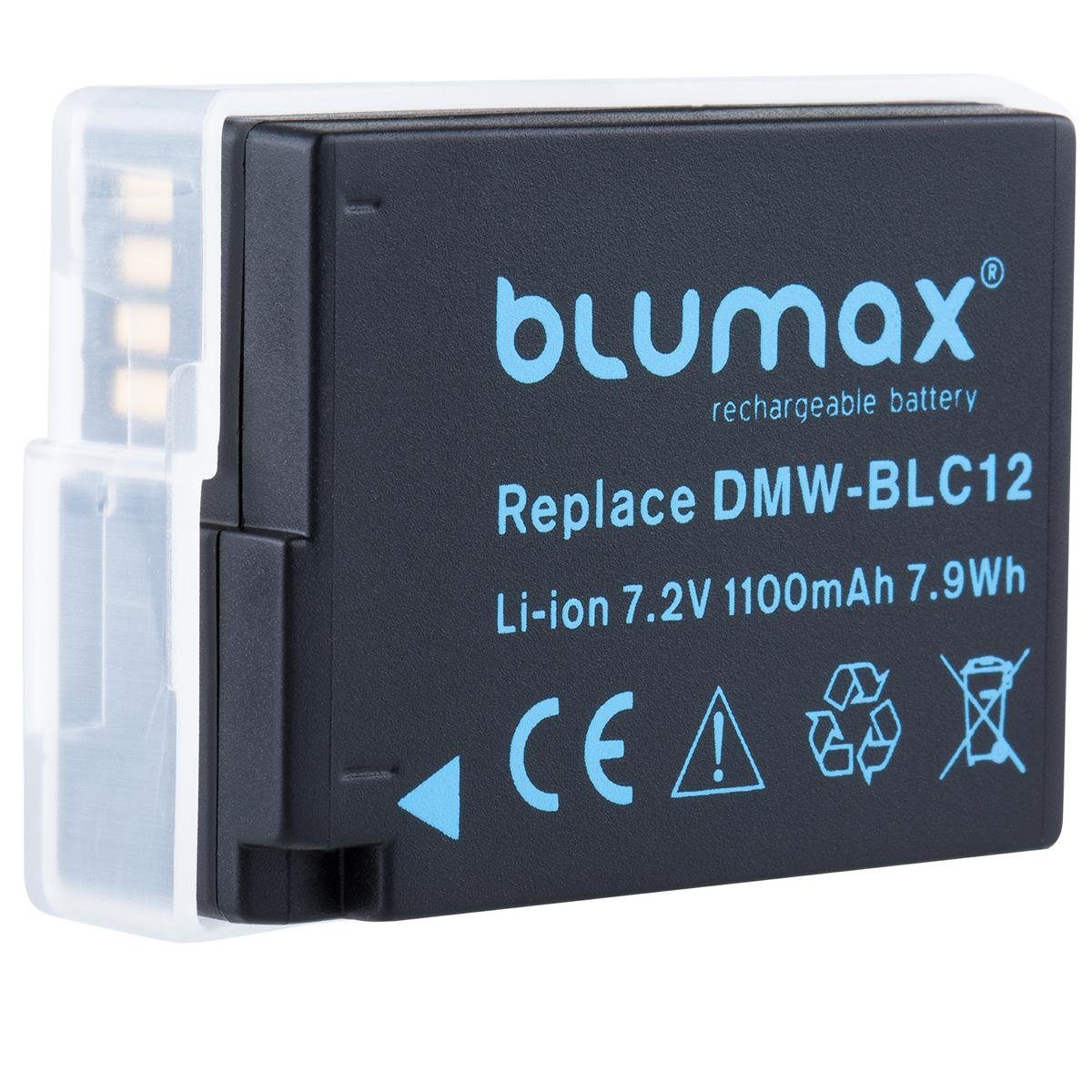 Blumax Akku passend für Panasonic DMW-BLC12 1100 mAh7,2V Kamera-Akku