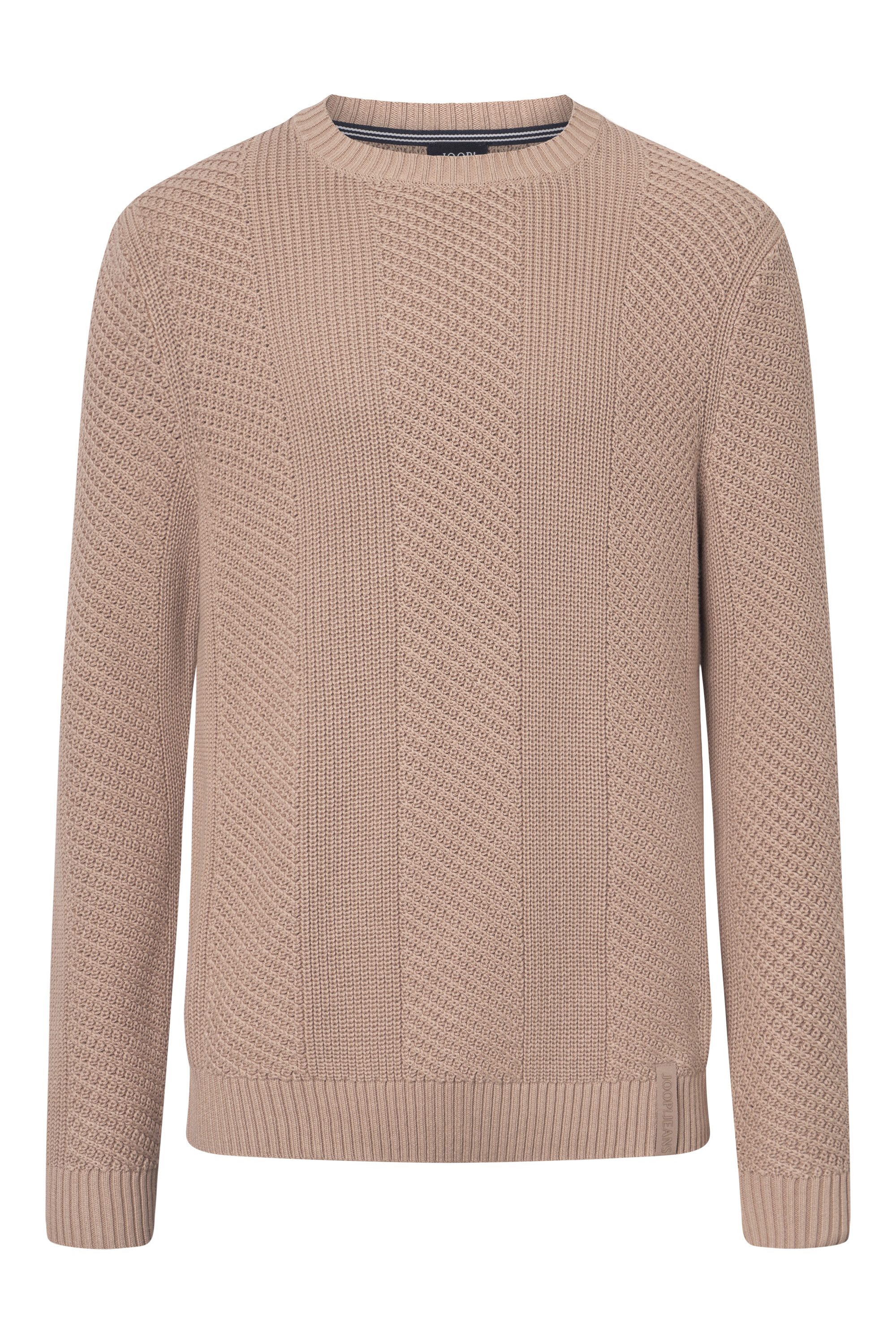 Joop Jeans Rundhalspullover Silor mit Strukturmuster günstig online kaufen