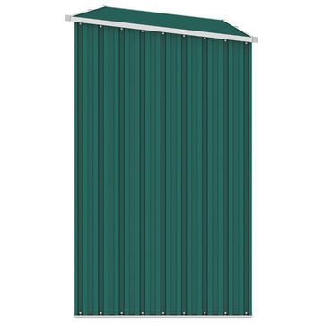 DOTMALL Kaminholzregal 2-in-1 Gartenschuppen aus Verzinkter Stahl, BxTxH:245x98x159 cm