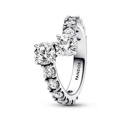 Pandora Silberring PANDORA Timeless Ring für Damen aus 925er Silber mit Zirkonia