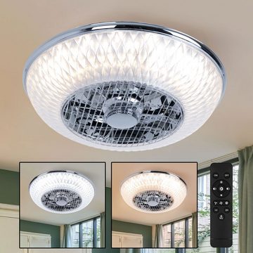 Globo Deckenventilator, LED 3-Stufen Decken Ventilator Fernbedienung Tageslicht Leuchte Kühler