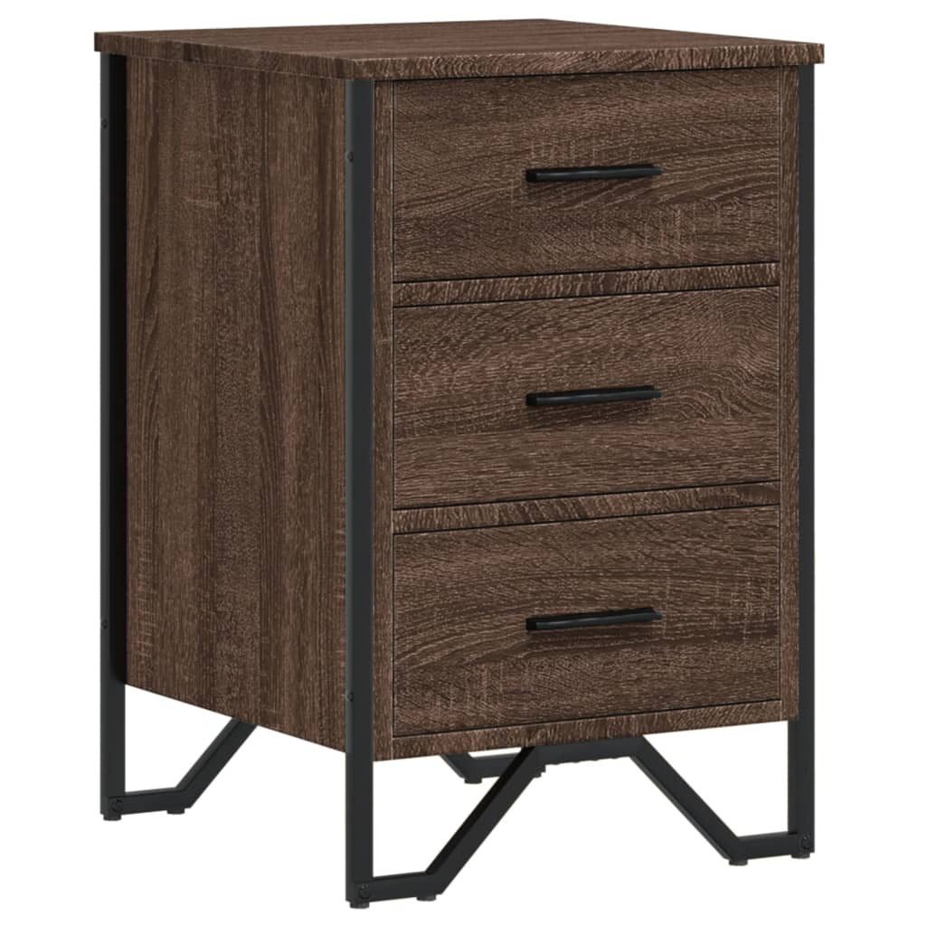 vidaXL Nachttisch Nachttisch Braun Eichen-Optik 40x41x60 günstig online kaufen