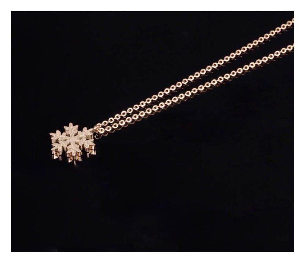 Kim Johanson Schmuckset Schneeflocke (3-tlg), Halskette und Ohrringe