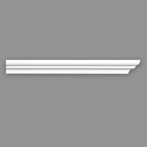 Homestar Zierleiste S 50, einfaches Verkleben mit Homestar SX 100 - Kleberverbrauch: ca. 30g/m, Polystyrol, mit allen lösemittelfreien Dispersionsfarben farbig überstreichbar
