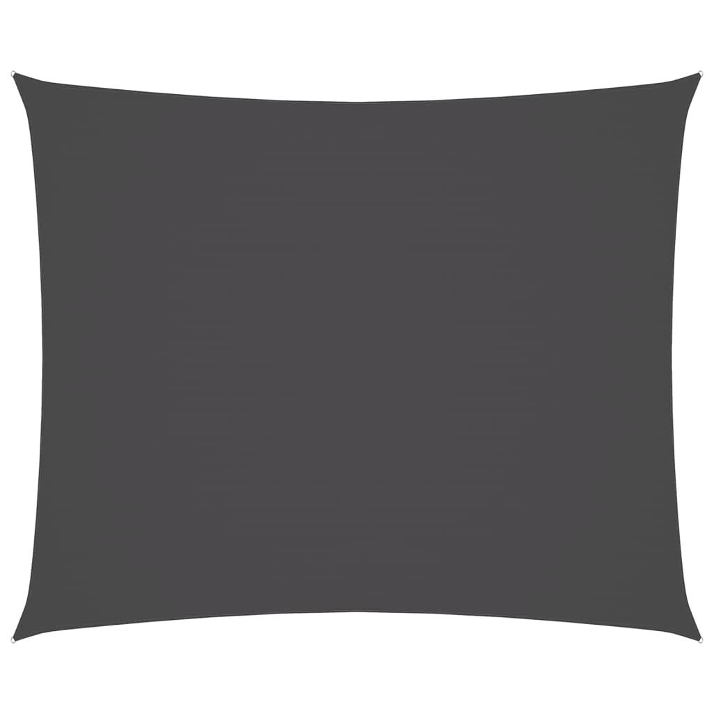 vidaXL Sonnensegel Sonnensegel Oxford-Gewebe Rechteckig 2x3 m Anthrazit, (1-tlg)