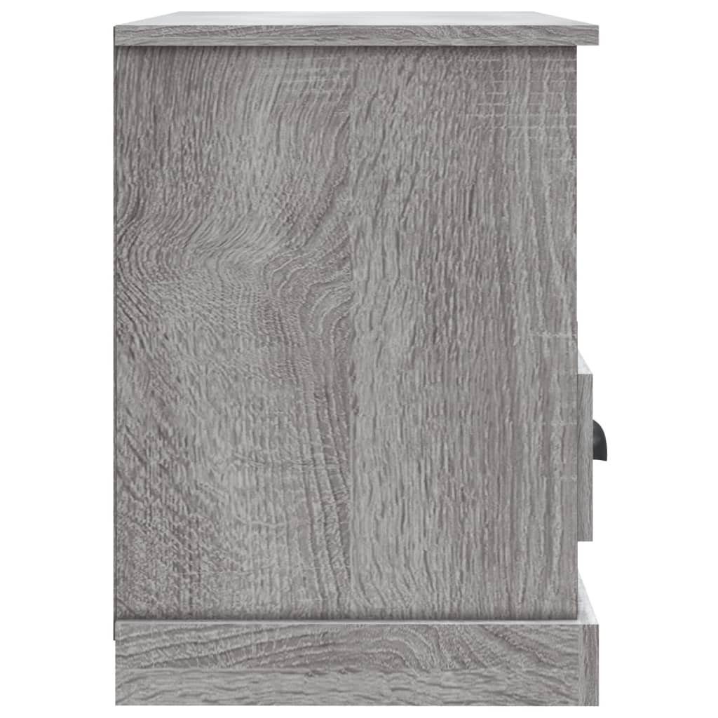 TV-Schrank Holzwerkstoff Sonoma (1-St) 80x35x50 vidaXL TV-Schrank Grau cm