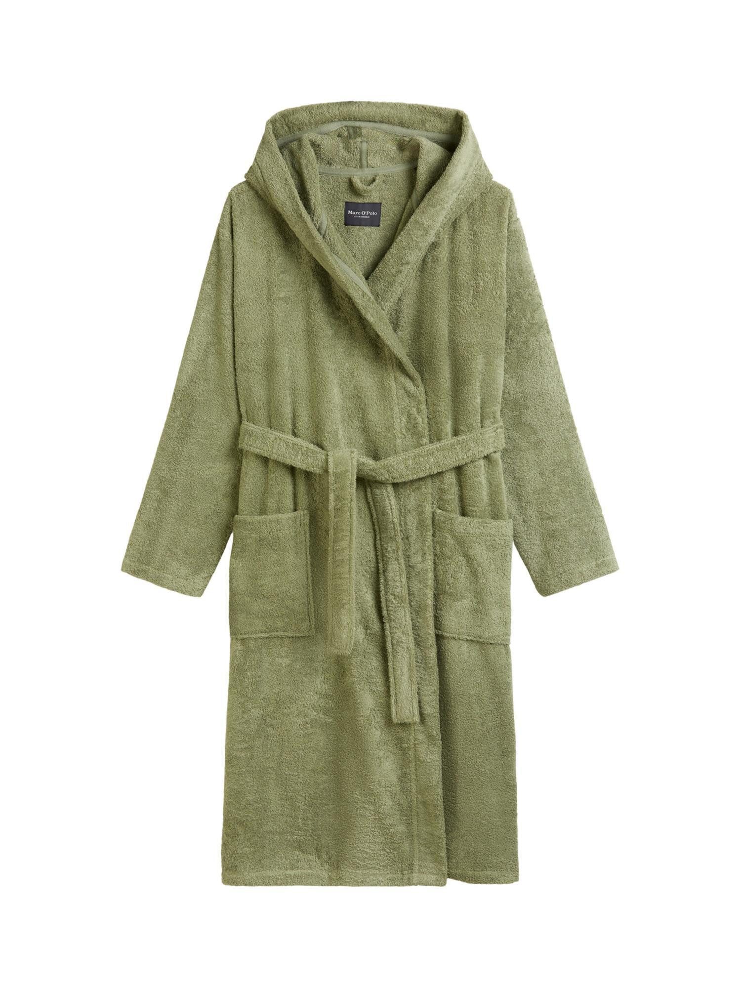 Marc O'Polo Home Herrenbademantel Timeless Men, Langform, Baumwolle, Kapuze günstig online kaufen