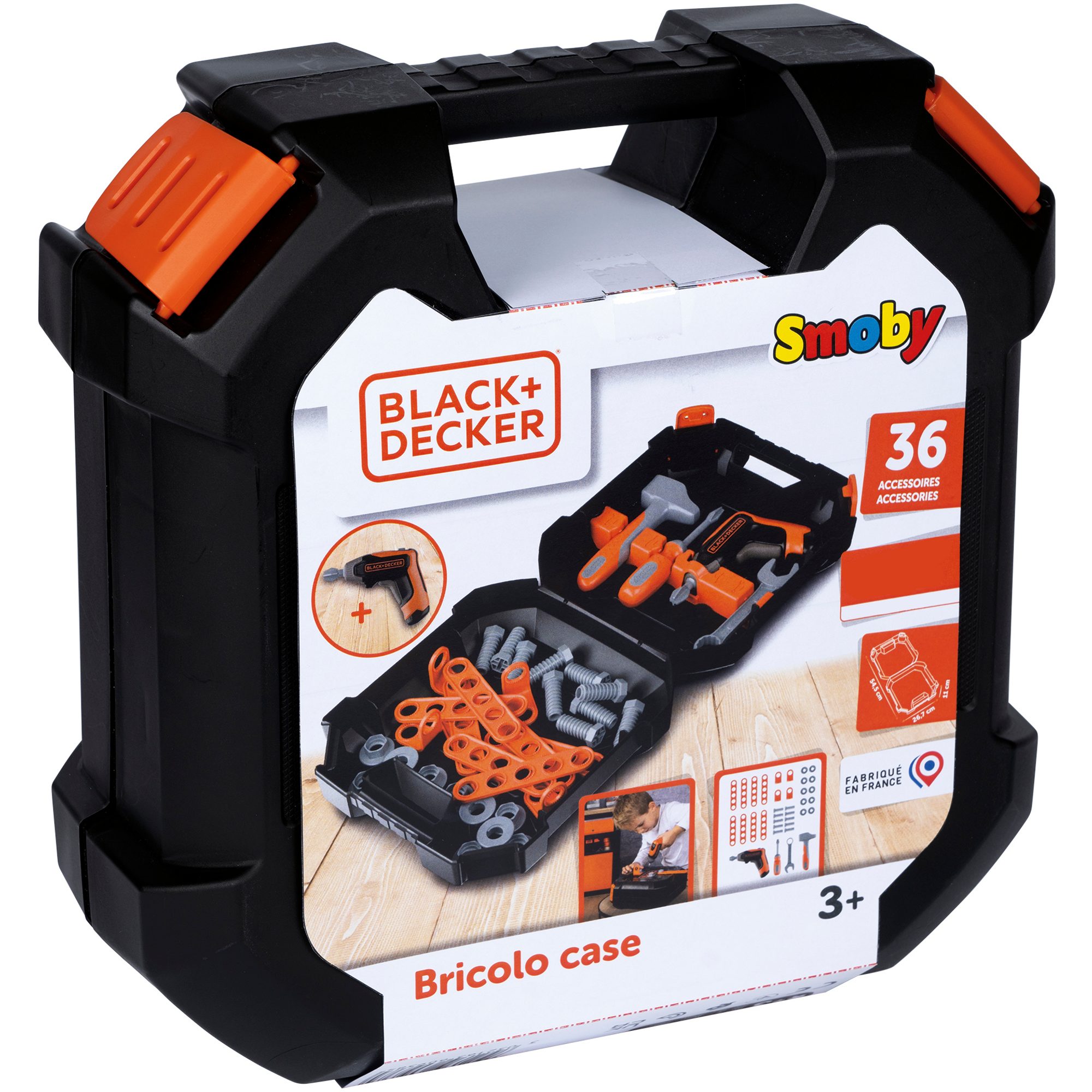 Smoby Kinder-Werkzeug-Set Smoby Smoby Black+Decker Werkzeugkoffer, Kinderwerkzeug