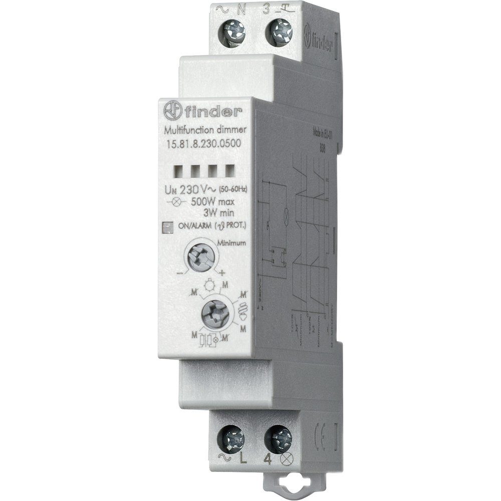 Stromstoßschalter Dimmer für Hutschiene Hutschiene Finder 15.81.8.230.0500 1 Schließer 2
