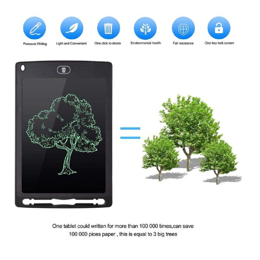 Wisam Zaubertafel Wisam® Pad 8,5" Zeichenbrett Tablet LCD Schreibtafel Schreiben Malen