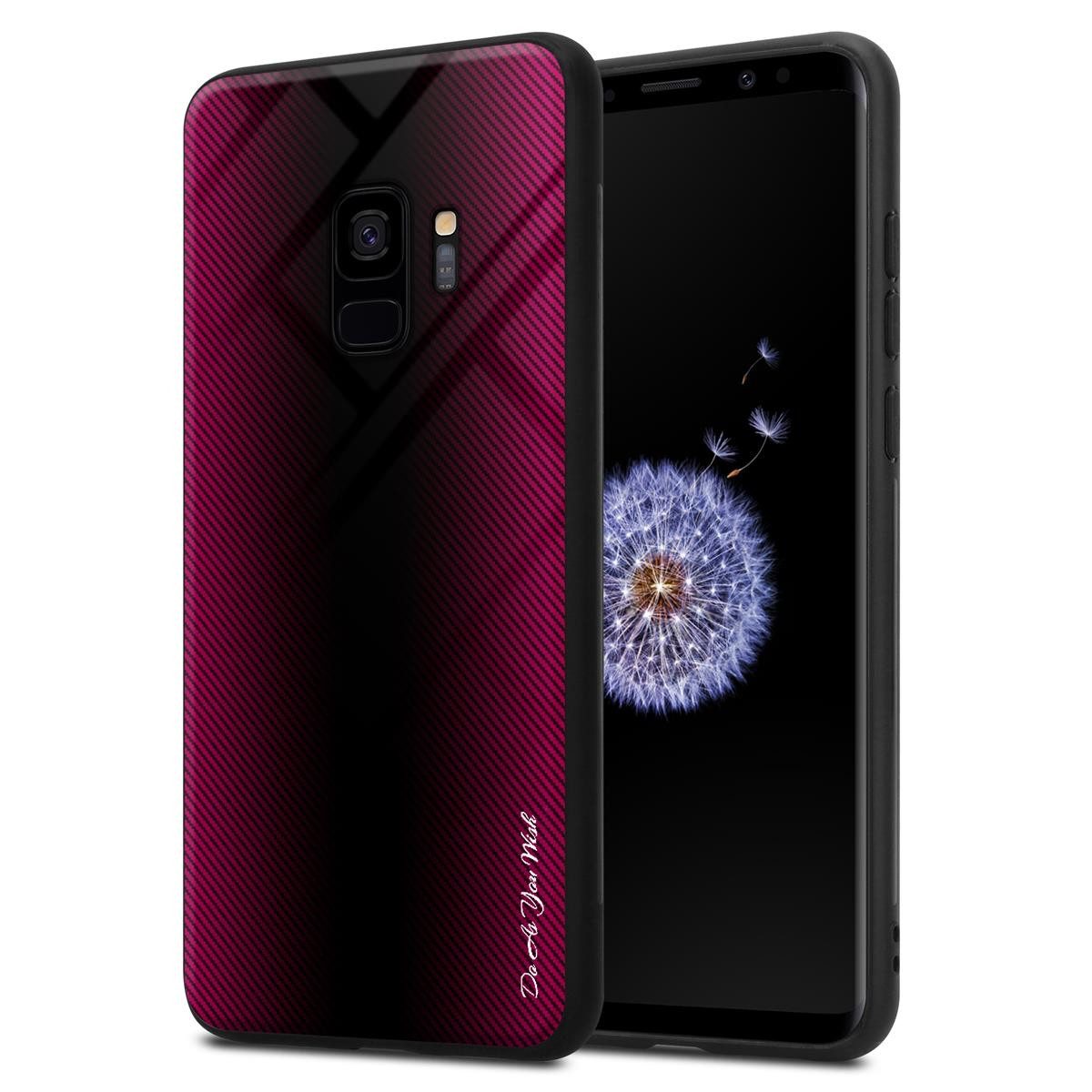 Cadorabo Handyhülle für Samsung Galaxy S9 Hülle Samsung Galaxy S9, Robustes Hard Case - Handy Schutzhülle - Hülle - Back Cover Bumper