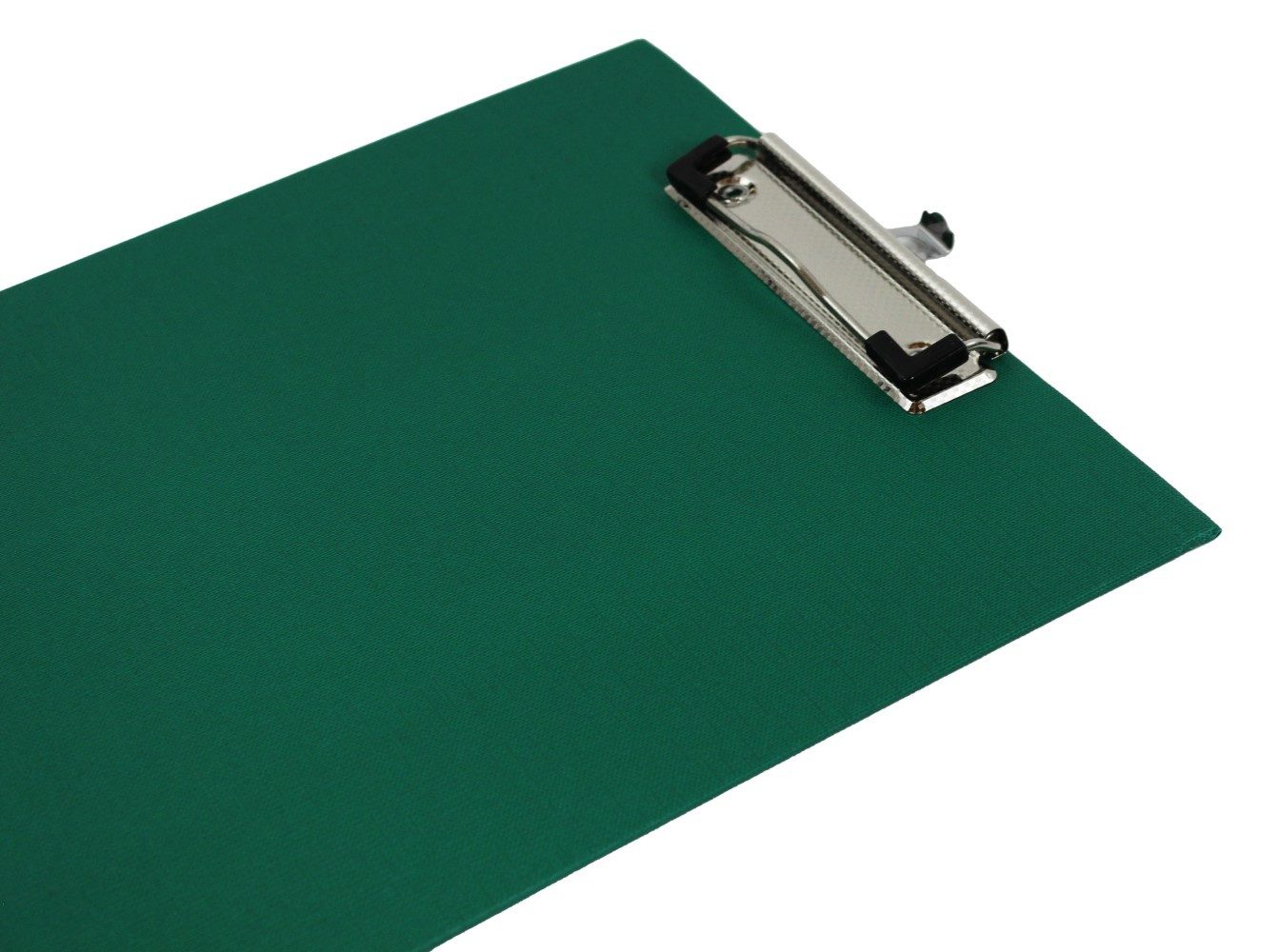 d.rect Schreibmappe 1 Stück Klemmbrett DIN A4 (1-St), aus Graupappe, mit PVC-Folien-Überzug und Drahtbügelklemme