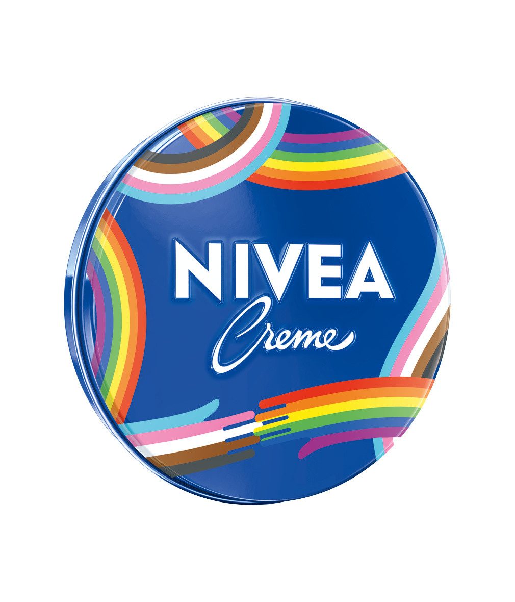 Nivea Tagescreme Creme Regenbogen Limited Edition 6 x 75 ml Set, 4-tlg.