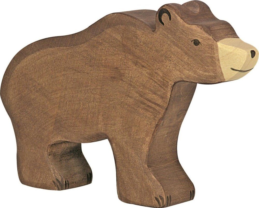 Holztiger Tierfigur HOLZTIGER Braunbär aus Holz