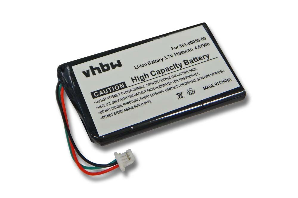 vhbw kompatibel mit Garmin Nüvi 68LMT, 57LMT, 56LM, 56LMT, 55LMT, 57LM Akku Li-Ion 1100 mAh (3,7 V)