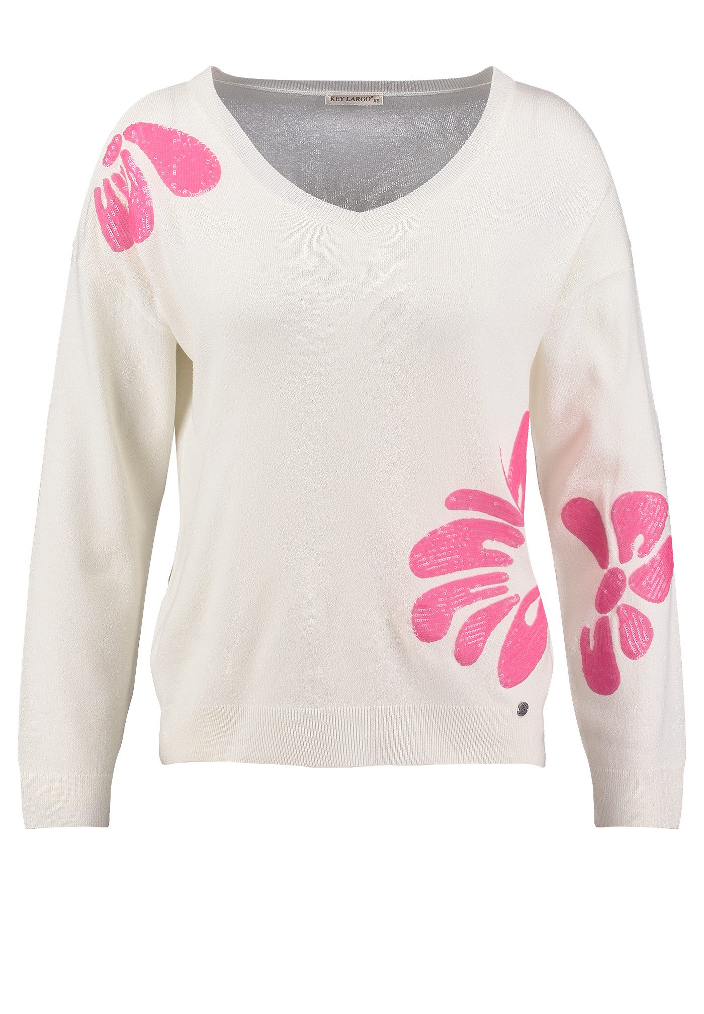 Key Largo Rundhalspullover WKN CRUISE v-neck (1-tlg) günstig online kaufen