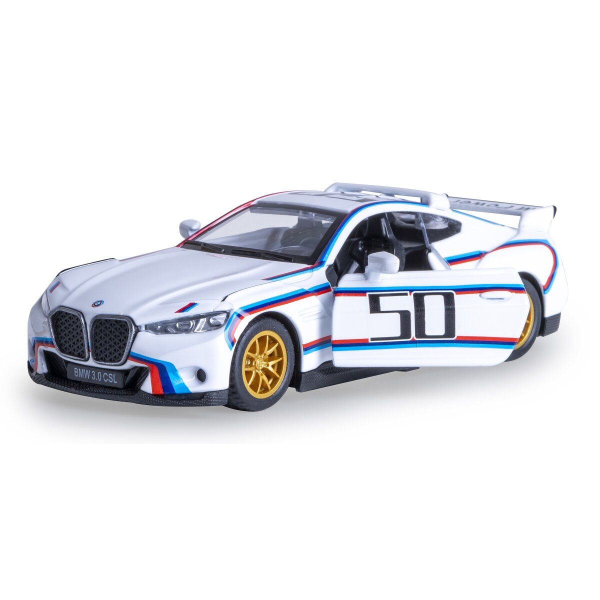 Jamara Modellauto BMW 3.0 CSL Spielzeugauto 1:42