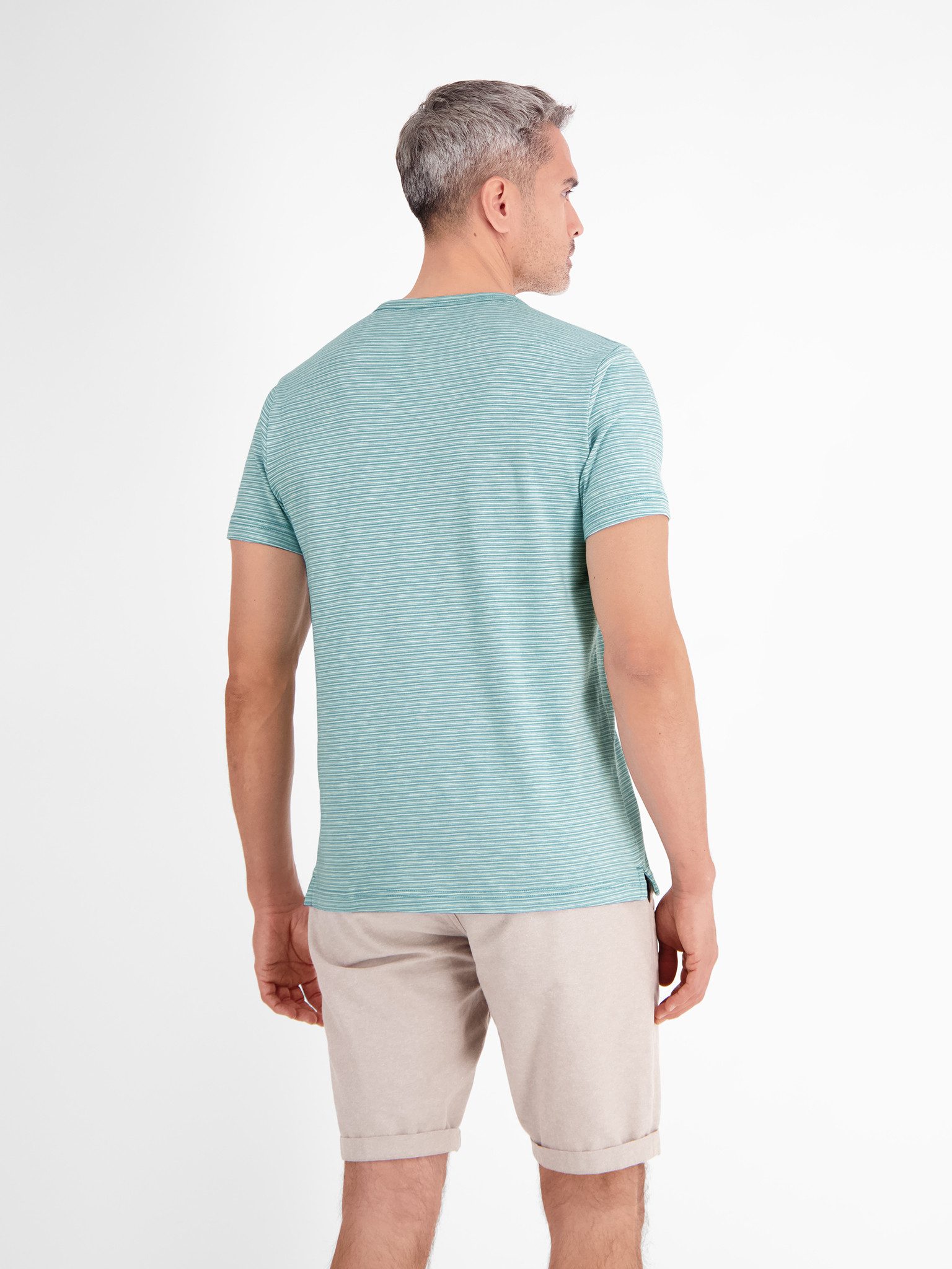 LERROS T-Shirt mit Serafino Kragen günstig online kaufen