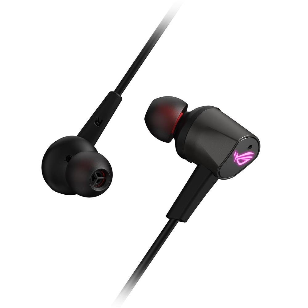 In-Ear-Kopfhörer In-Ear-Gaming-Kopfhörer ANC, (Active Notebooks, Asus Noise II PCs, kompatibel Cetra mit LSR, USB-C, Mobiltelefonen) Cancelation, ROG