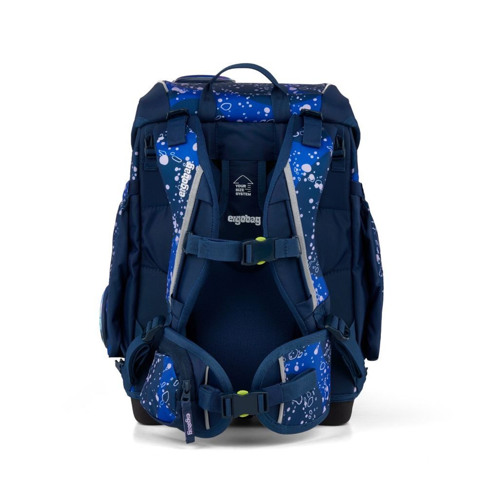 ergobag Schulranzen Cubo (inkl. Etui (befüllt), Schlamperrolle, Sportbeutel und Kletties, 5tlg)