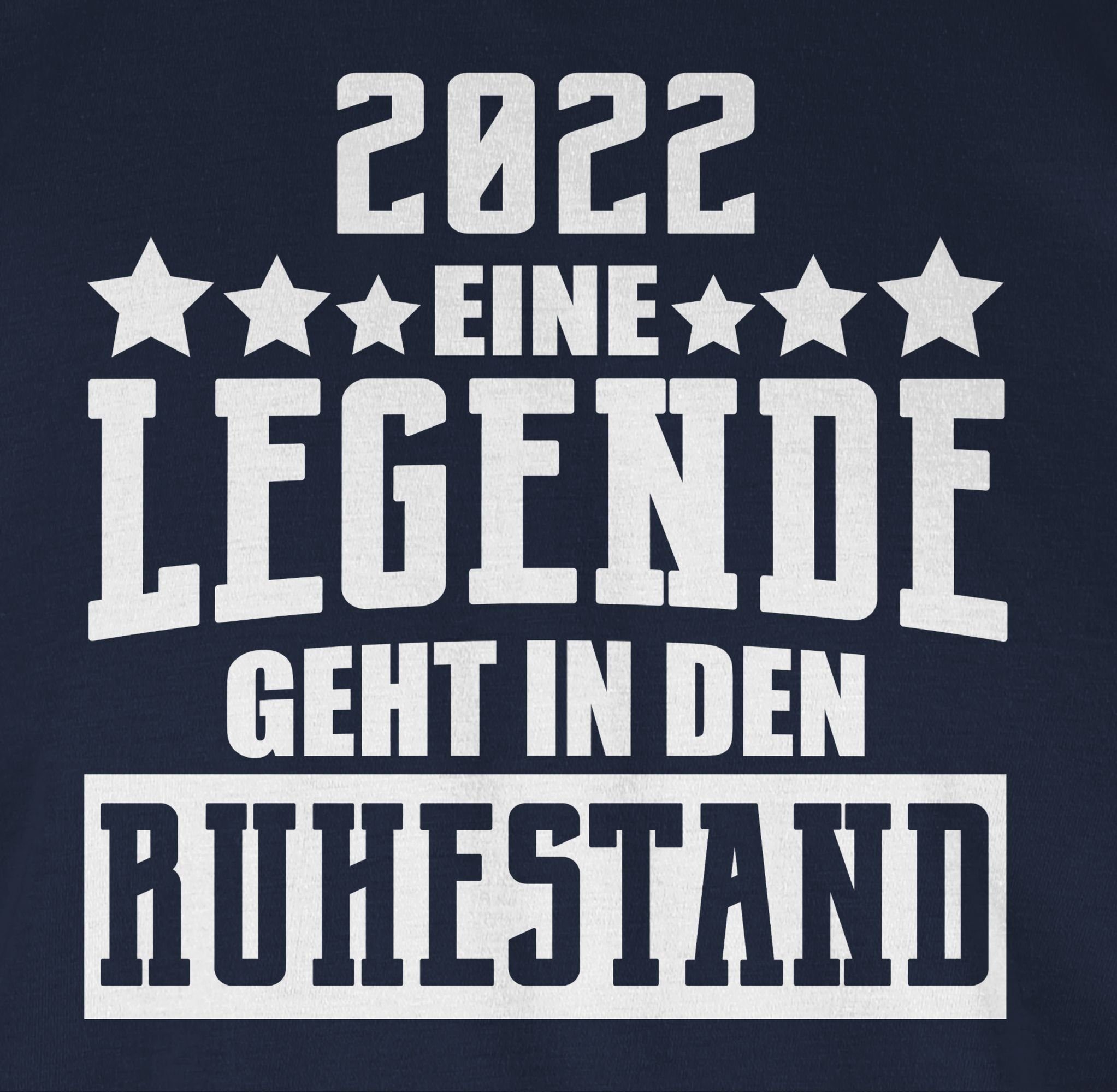 Herren Shirts Shirtracer T-Shirt 2022 - Eine Legende geht in den Ruhestand - Rentner Geschenk - Herren Premium T-Shirt Pensionär