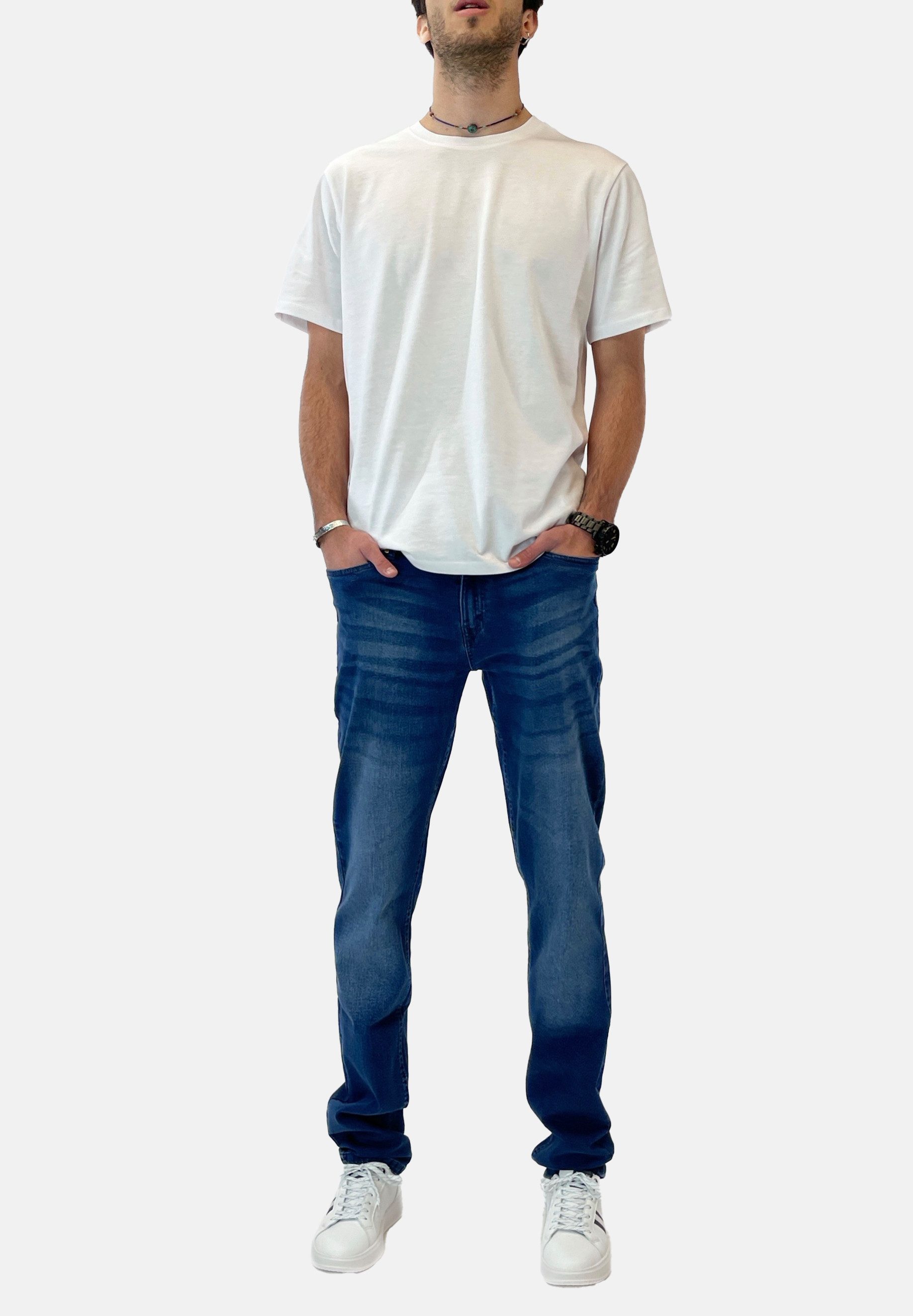 Elara Slim-fit-Jeans Elara Herren Jeans Slim günstig online kaufen