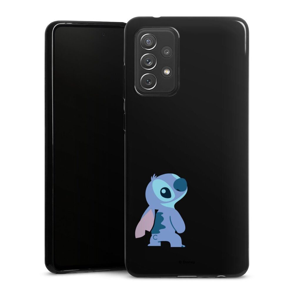 DeinDesign Handyhülle Lilo & Stitch Fanartikel Disney Stitch Smiling, Samsung Galaxy A72 Silikon Hülle Bumper Case Handy Schutzhülle