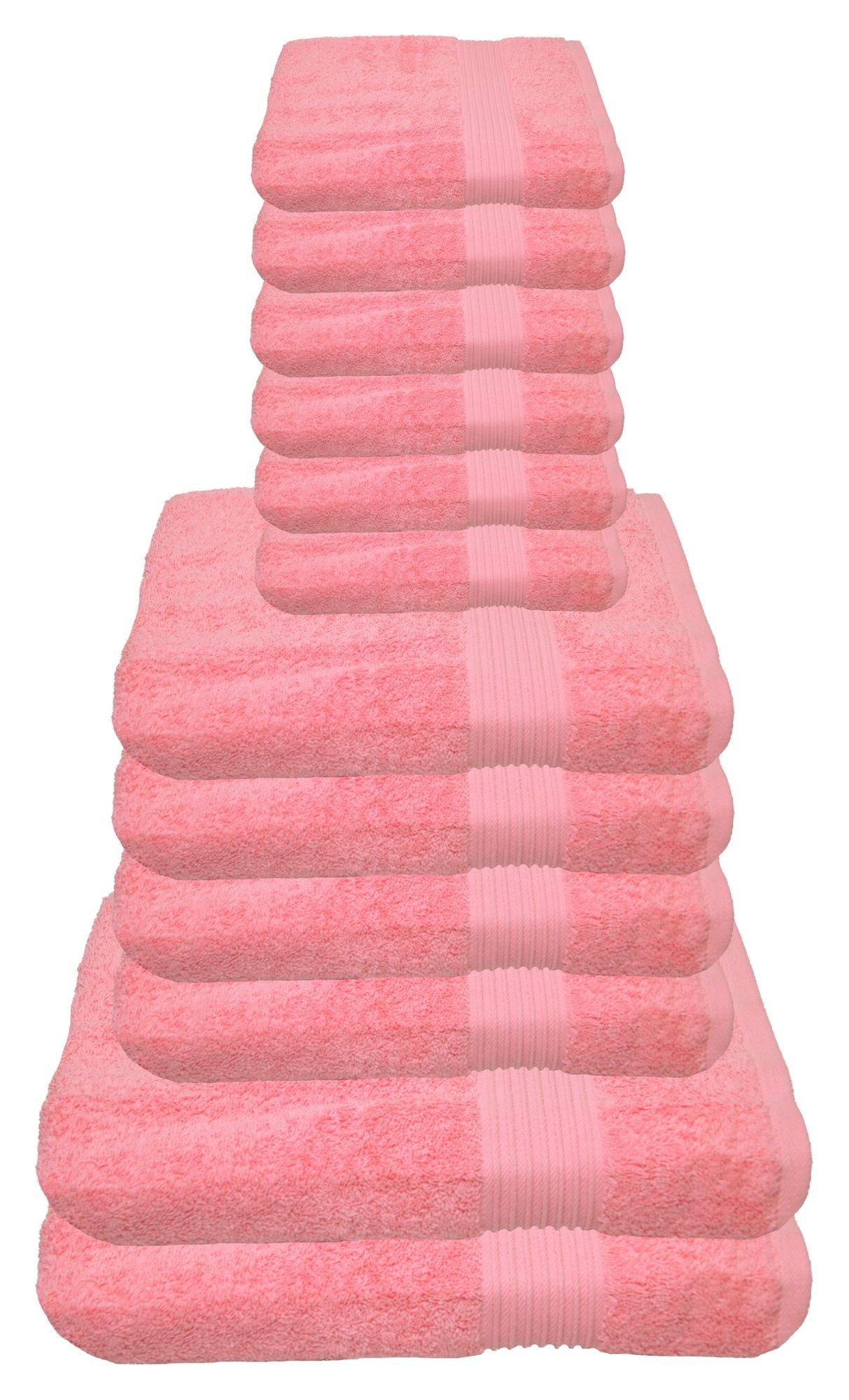 Julie Julsen Handtücher 12-Handtücher-Rosa, Baumwolle (12-St) günstig online kaufen