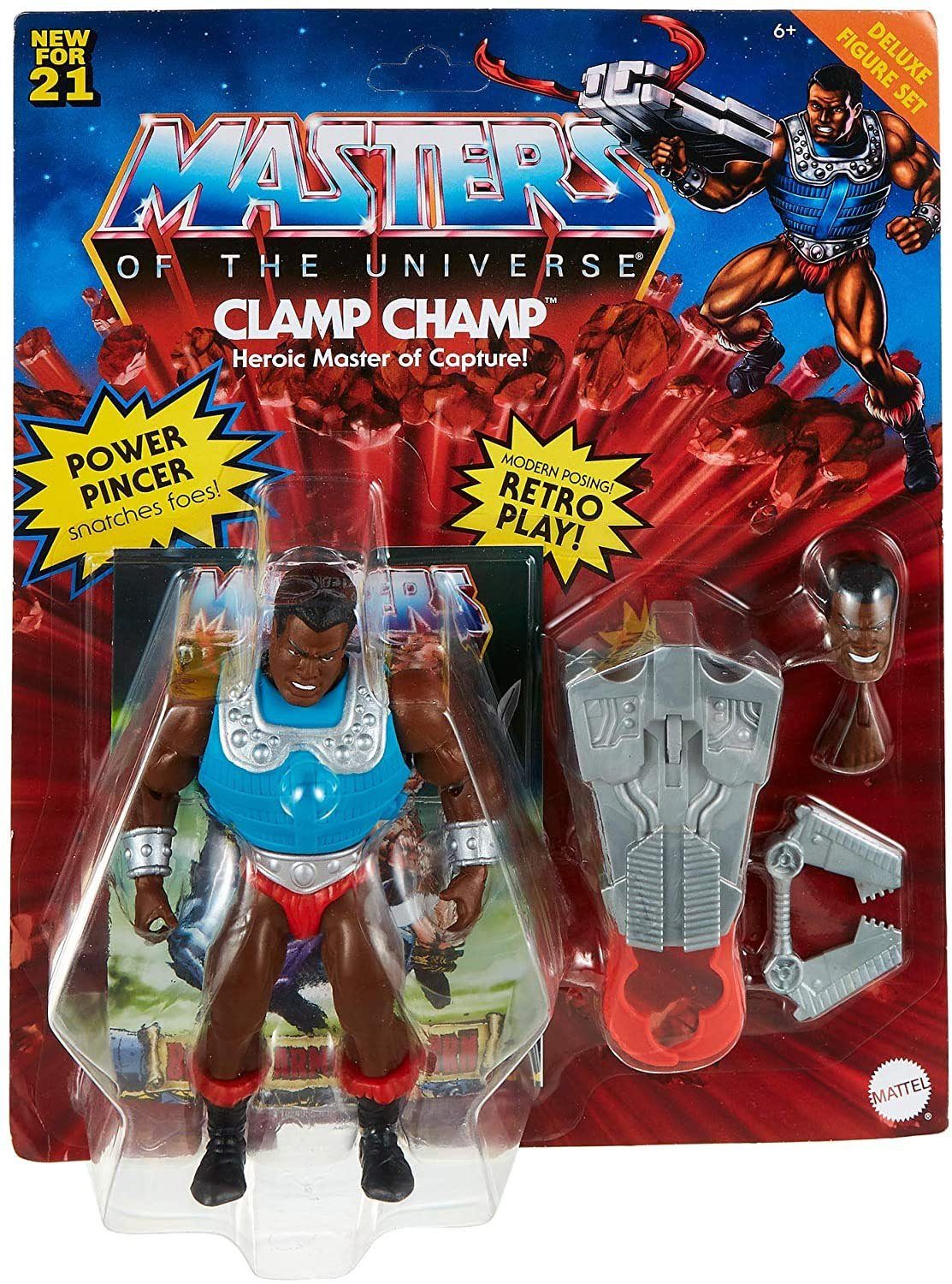 Mattel® Actionfigur Masters of the Universe Origins Actionfigur (14 cm) Clamp Champ
