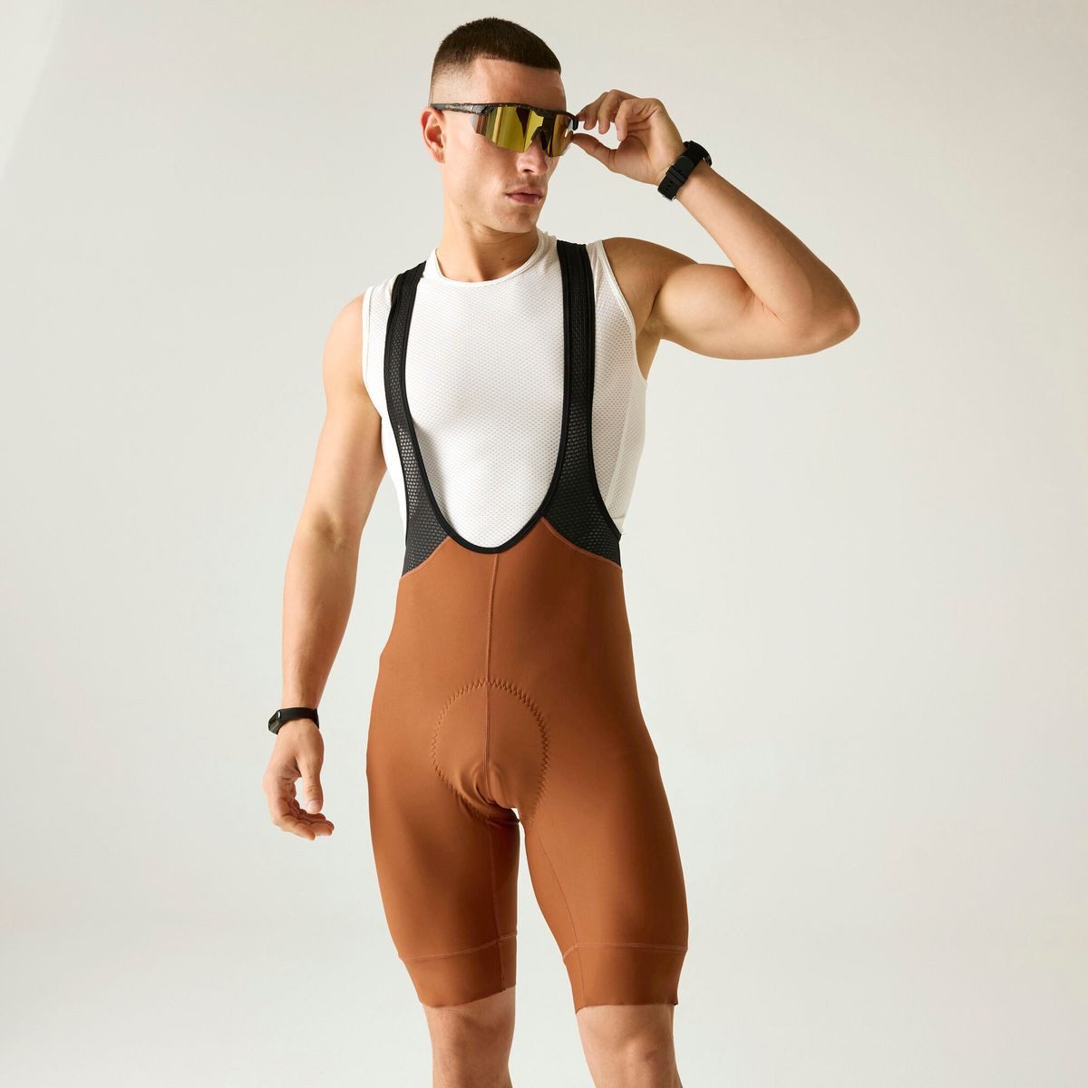 Dare2b Fahrradhose Ultrabibbedsht Optimierte Radhose mit recyceltem Material, schnelltrocknend und