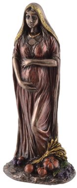 Vogler direct Gmbh Dekofigur Dreifaltigkeitsgöttin Mutter, Miniatur, Veronesedesign, bronziert/coloriert, Kunststein, Größe: L/B/H ca. 5x4x11cm