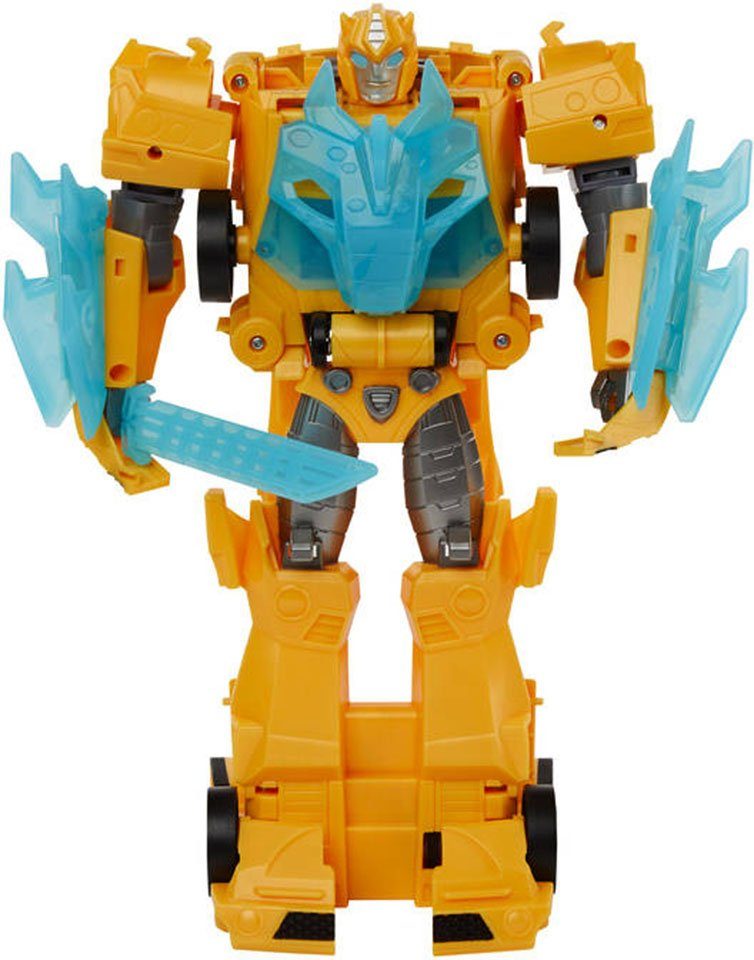 Hasbro Actionfigur »Transformers Cyberverse Adventures Roll N' Change  Bumblebee Auto«, mit Licht- und Soundeffekten«