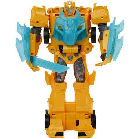 Hasbro Actionfigur Transformers Cyberverse Adventures Roll N’ Change Bumblebee, mit Licht- und Soundeffekten