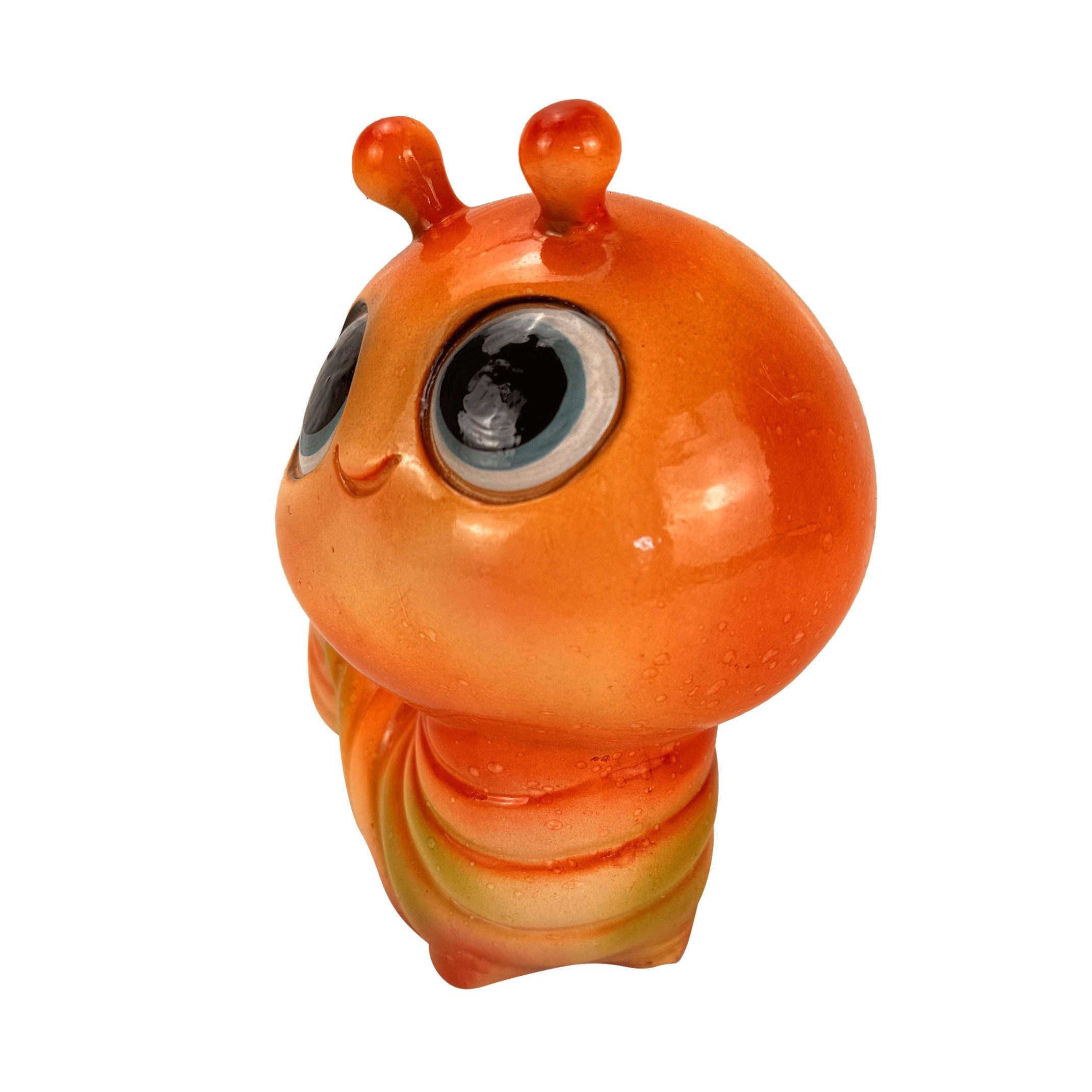 Online-Fuchs Gartenfigur Regenwurm, Raupe für außen - farbenfrohe Deko Figuren, Tiere, (farbenfroh, süßes Design), aus langlebigem Kunstharz gefertigt, wetterfest - 15 bis 18 cm groß