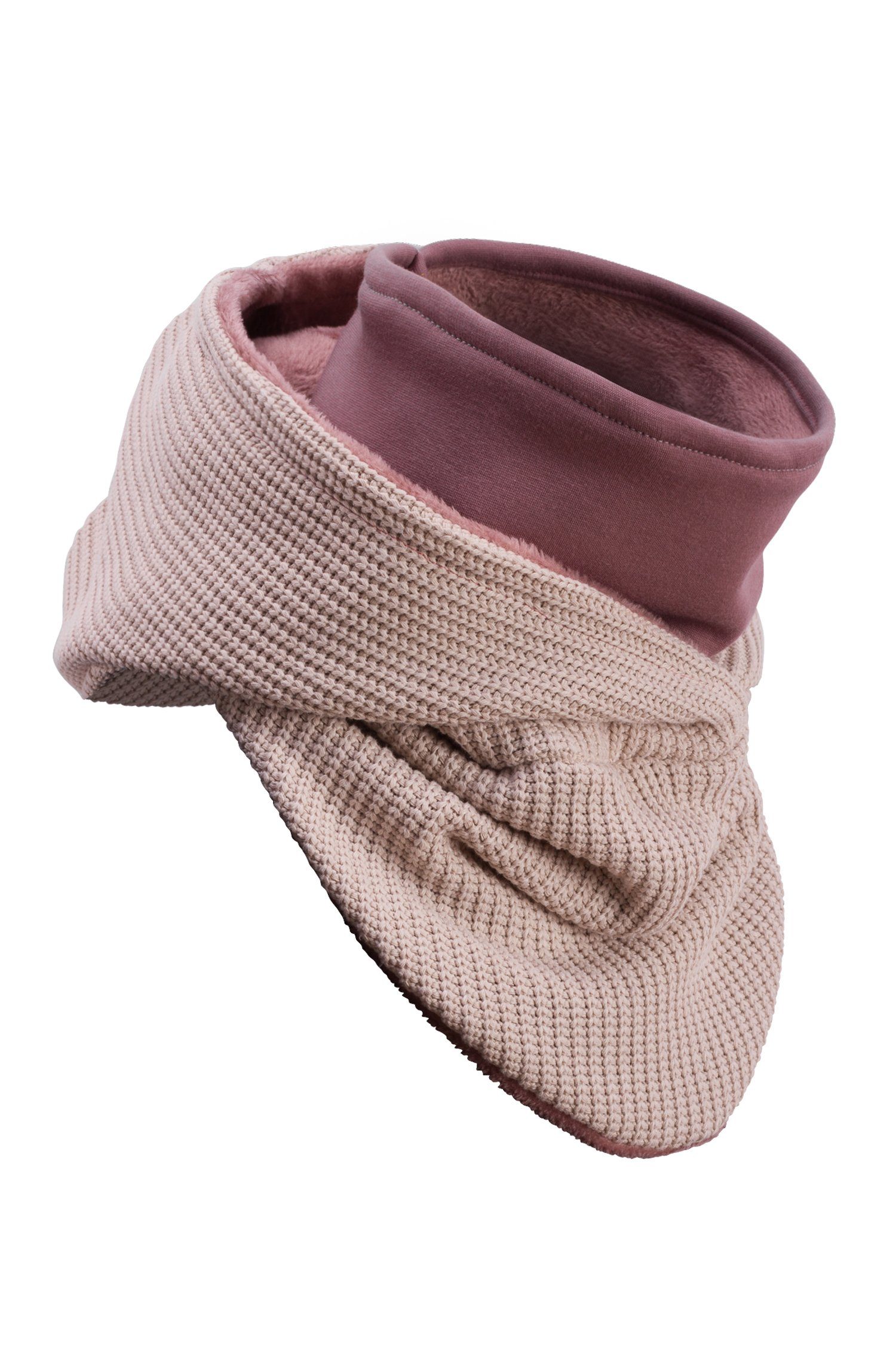 Manufaktur13 Modeschal Knit Hooded Loop - Kapuzenschal, Schal, Strickschal, mit integriertem Windbreaker Tusken | Modeschals